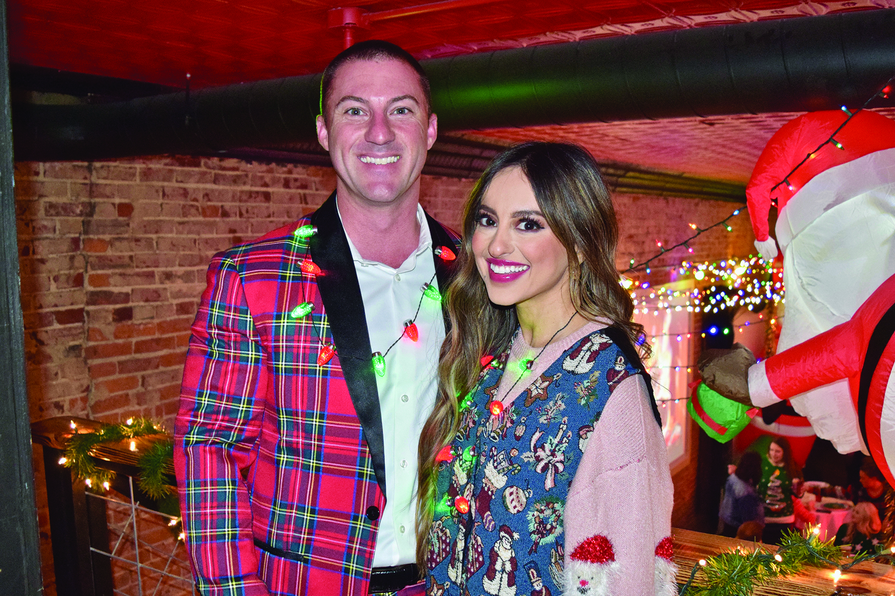 Bickham, Turner Celebrate Businesses with Ugly Sweater Christmas Party